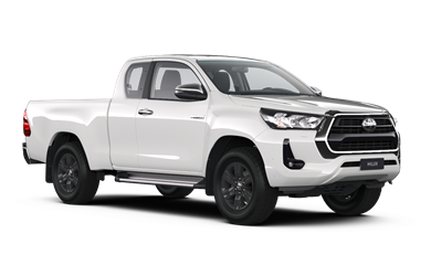 Toyota Auer Hilux in weiß